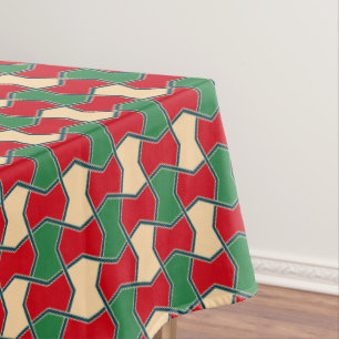 Nappe Motif géométrique de Cravate rouge rouge vert Orie