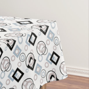 Nappe Motif géométrique moderne multicolore