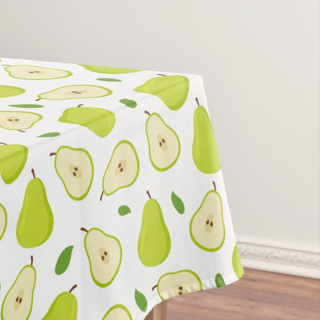 Nappe Motif Green Pear (In Situ)