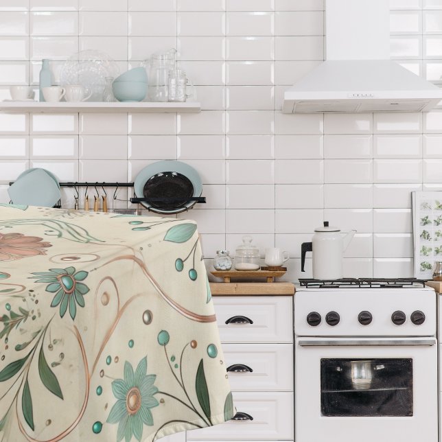 Nappe Motif Herbe Boho  (Créateur téléchargé)