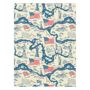 Nappe Motif historique vintage-américain (4)