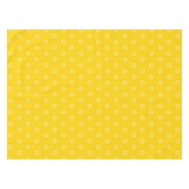 Nappe Motif jaune de tranches d'ananas (Devant (Horizontal))