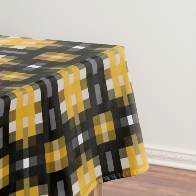 Nappe Motif jaune et noir (In Situ)