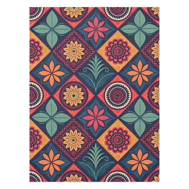 Nappe Motif magique Fleurs (Devant)