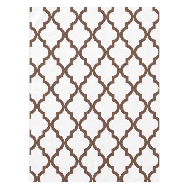 Nappe Motif marocain : Brun (Devant)