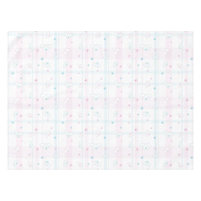 Nappe Motif mignon avec des chiens (Devant (Horizontal))