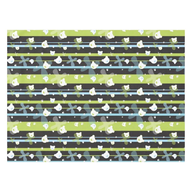 Nappe Motif mignon avec peu d'ours (Devant (Horizontal))