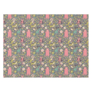 Nappe Motif mignon d'animaux de forêt