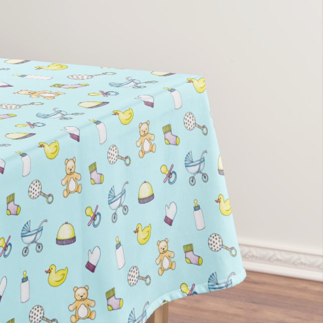 Nappe Motif mignon de baby shower (In Situ)