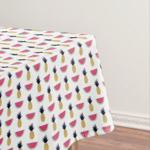 Nappe Motif mignon de griffonnage d'ananas et de