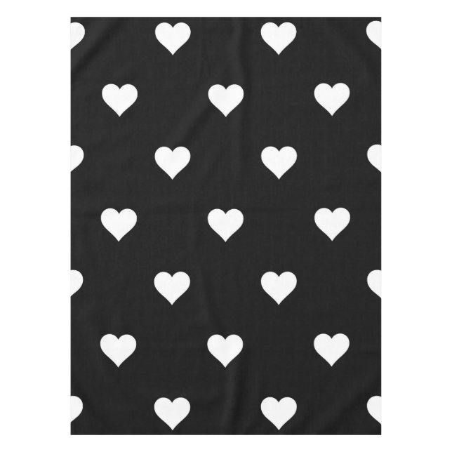 Nappe Motif minimaliste noir et blanc (Devant)