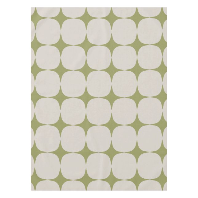 Nappe Motif moderne design du milieu du siècle moderne (Devant)