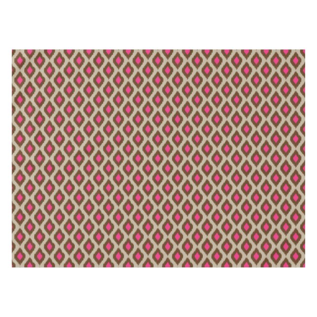 Nappe Motif moderne d'ikat (Devant (Horizontal))