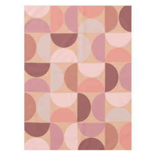 Nappe Motif moderne du milieu du siècle Peach Fuzz