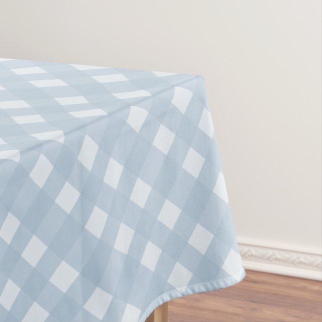 Nappe Motif moderne en diagonale bleu et blanc (In Situ)