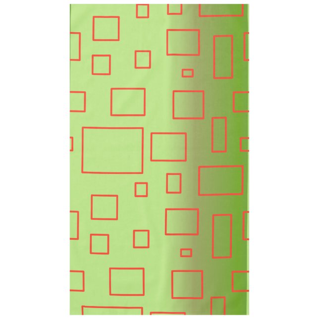 Nappe Motif moderne vert géométrique (Devant)