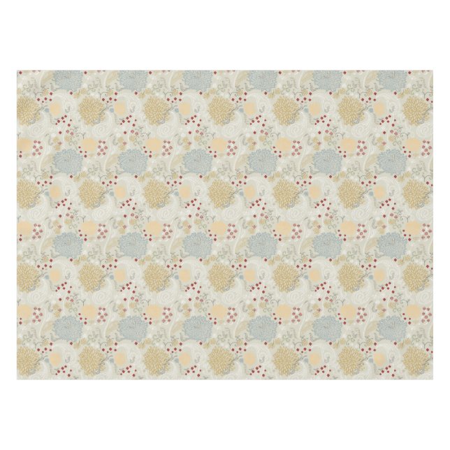 Nappe motif montrant le jardin bouclé (Devant (Horizontal))