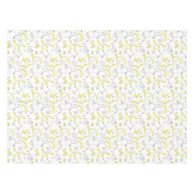 Nappe motif montrant les animaux 2 de bébé (Devant (Horizontal))