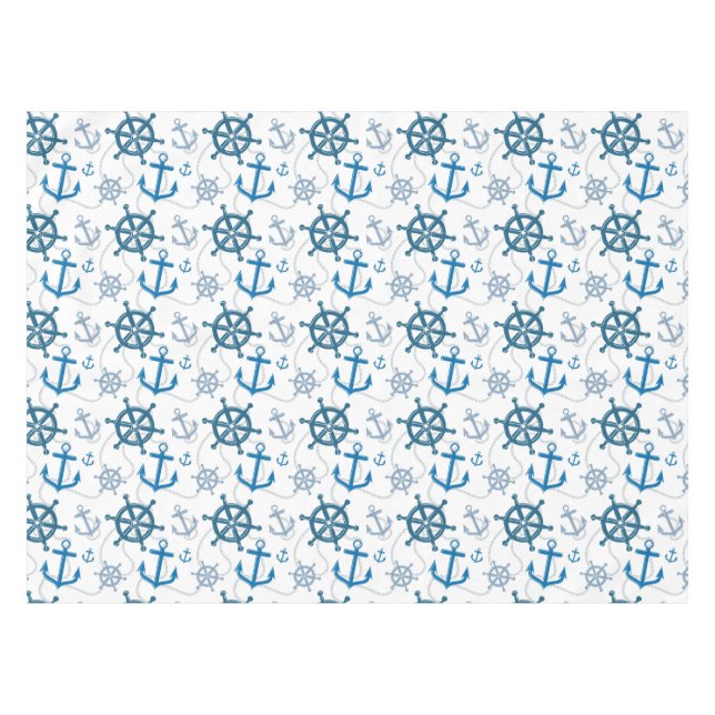 Nappe motif nautique (Devant (Horizontal))