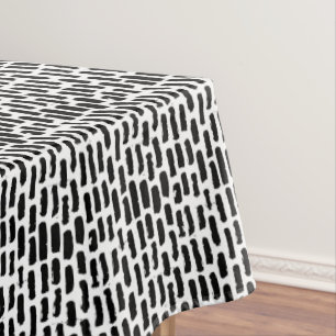 Nappe Motif noir de courses de brosse