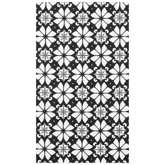 Nappe Motif noir et blanc (Devant)