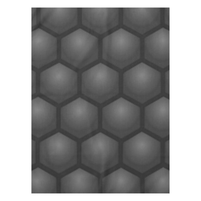NAPPE MOTIF NOIR HEXAGON (Devant)
