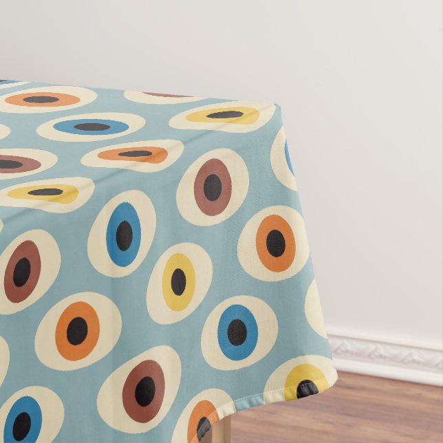 Nappe Motif Œil Rétro (In Situ)