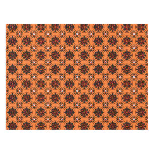 Nappe Motif orange de Suzani
