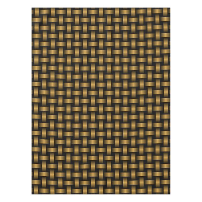 Nappe Motif orange noir (Devant)
