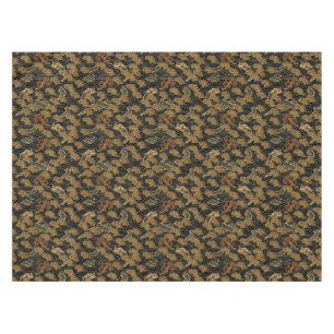 Nappe Motif oriental de dragon de mer