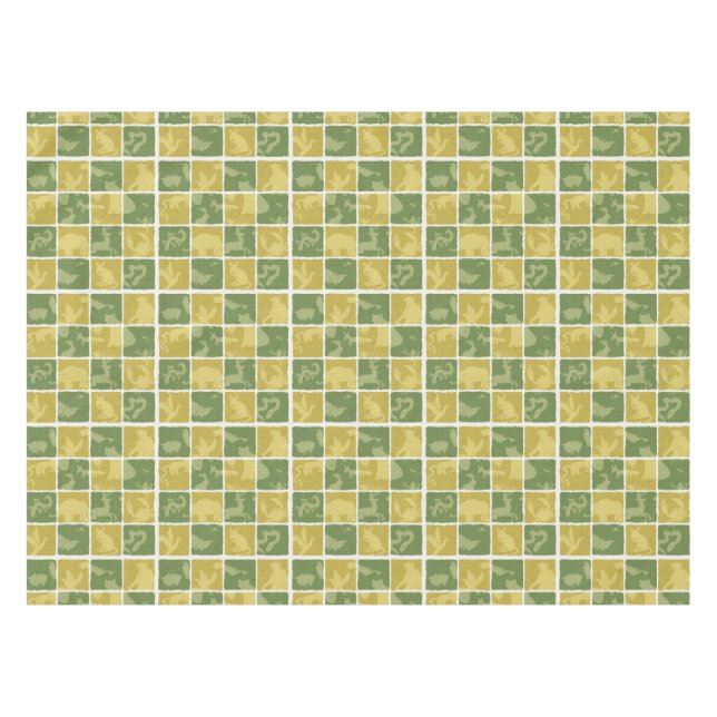 Nappe motif orienté de zoo (Devant (Horizontal))