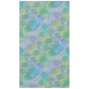 Nappe motif plante A02.b Feuille LBlue BG