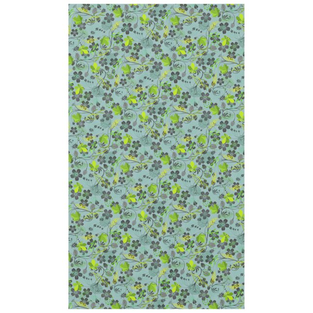 Nappe motif plante A03.b Lgreen BG (Devant)