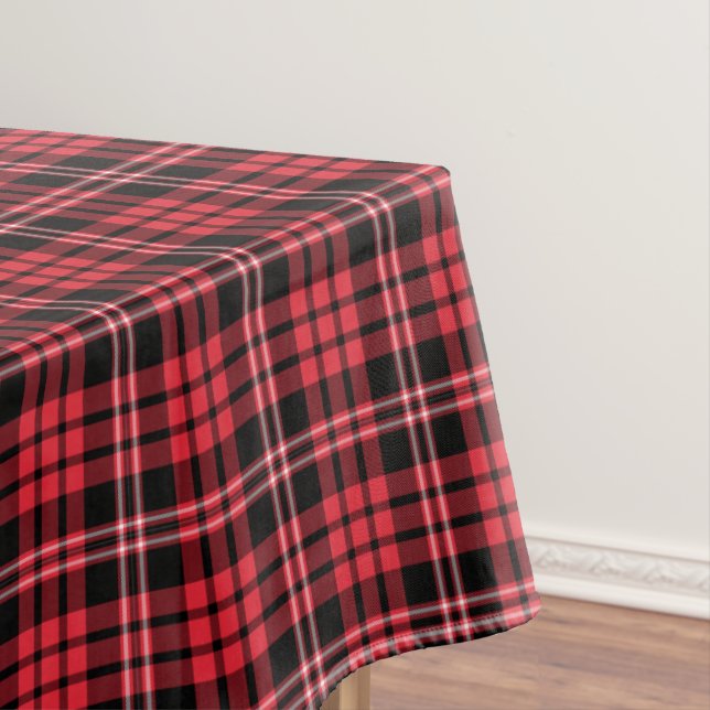 Nappe Motif plat classique rouge Tartan (In Situ)