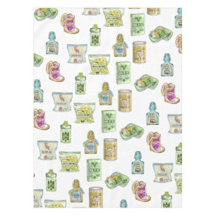 Nappe Motif potion de sorcière double double