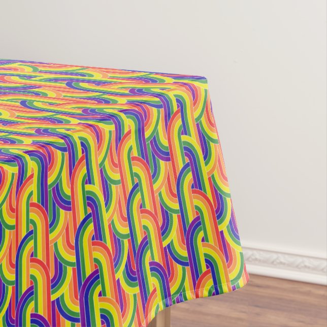 Nappe Motif Rainbow moderne (In Situ)