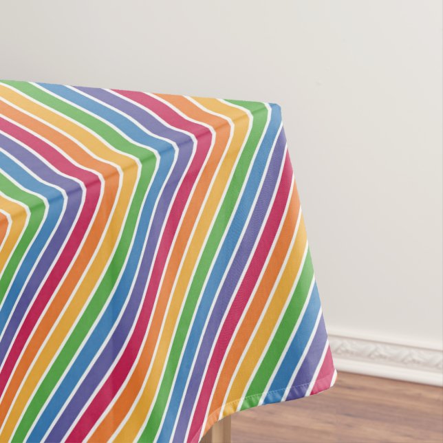 Nappe Motif Rainbow Stripes (In Situ)