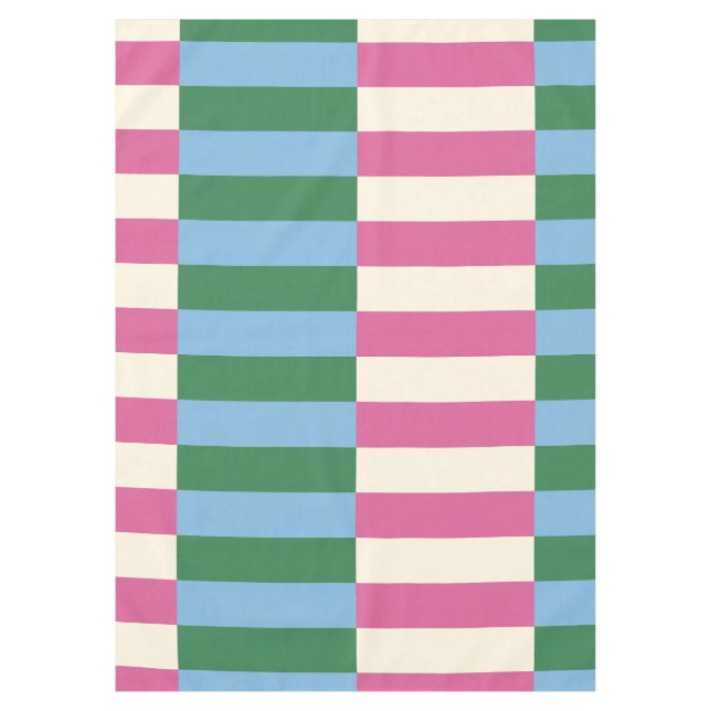 Nappe Motif rayé vertical coloré (Devant)