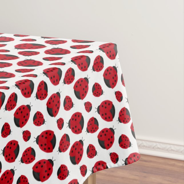 Nappe Motif Red Ladybug (In Situ)