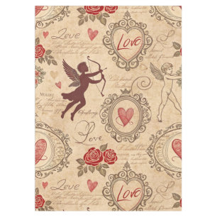 Nappe Motif romantique de vintage Cupid (3)