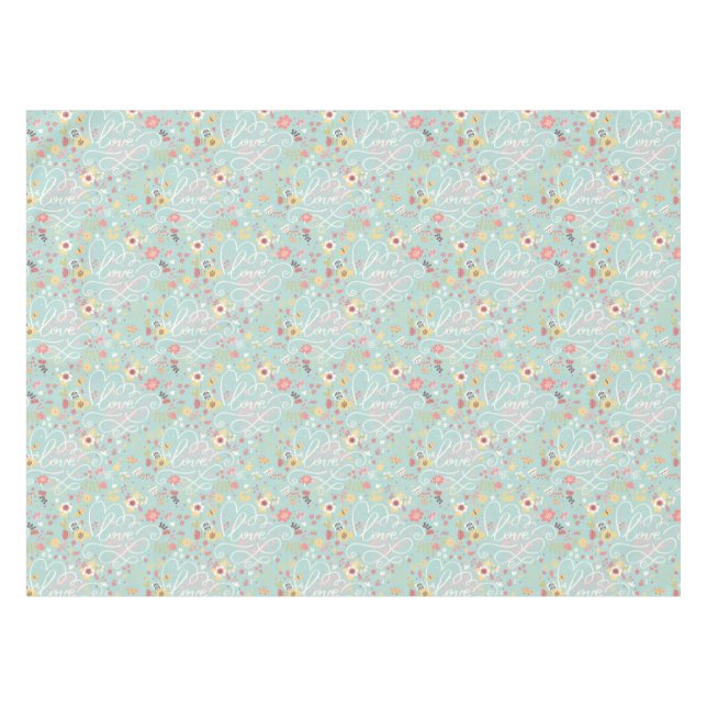 Nappe Motif romantique lumineux moderne (Devant (Horizontal))