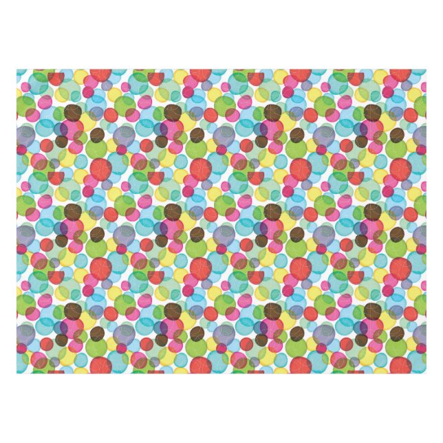 Nappe Motif rond 2 d'enfants de bulles (Devant (Horizontal))