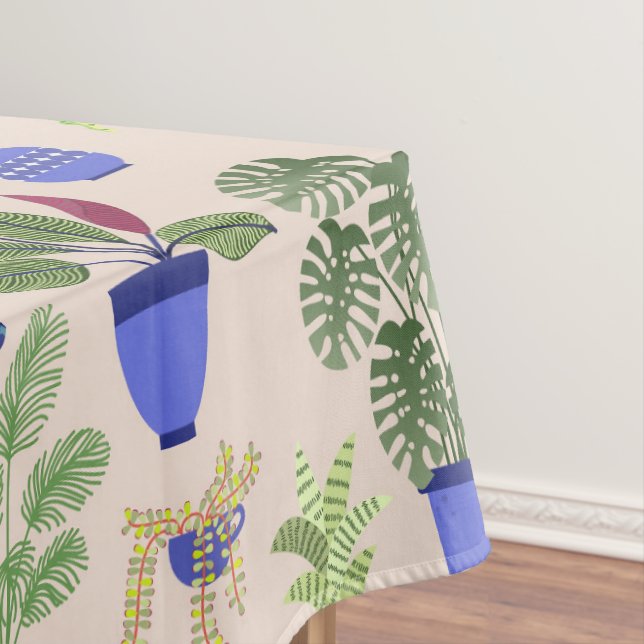 Nappe Motif rose Cactus (In Situ)