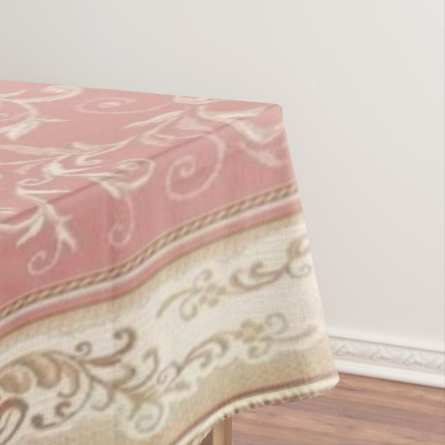 Nappe Motif rose floral oriental (In Situ)