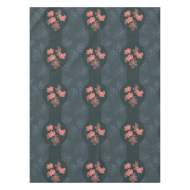 Nappe Motif Rose gothique foncé (Devant)