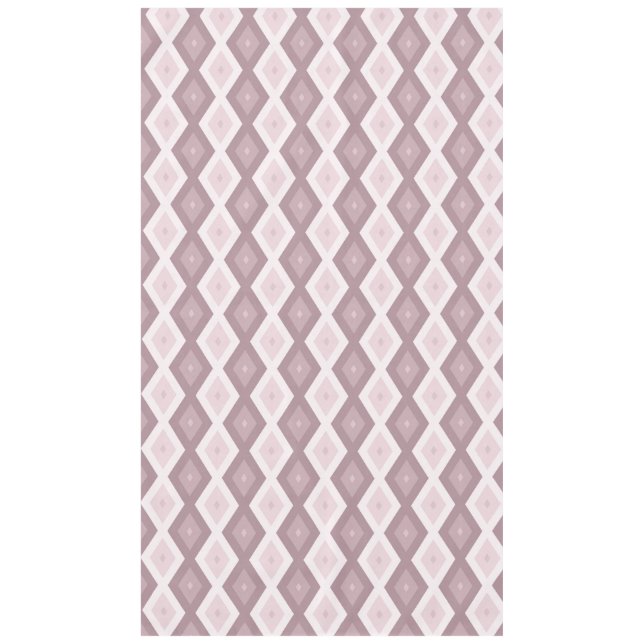 Nappe motif rose quartz rose diamant (Devant)