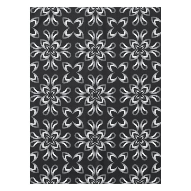 Nappe Motif rose sans couture sur fond sombre (Devant)