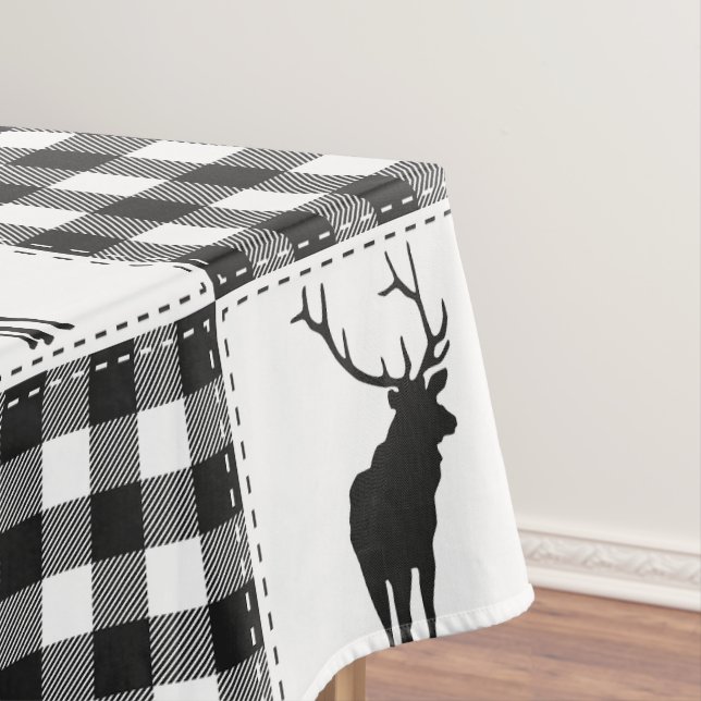Nappe Motif rustique de plaid de bison de forêt (In Situ)