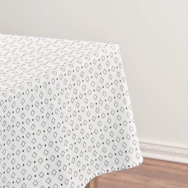 Nappe Motif sans couture à pois noirs | Petits points (In Situ)