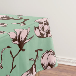 Nappe Motif sans couture avec bourgeons floraux des arbr